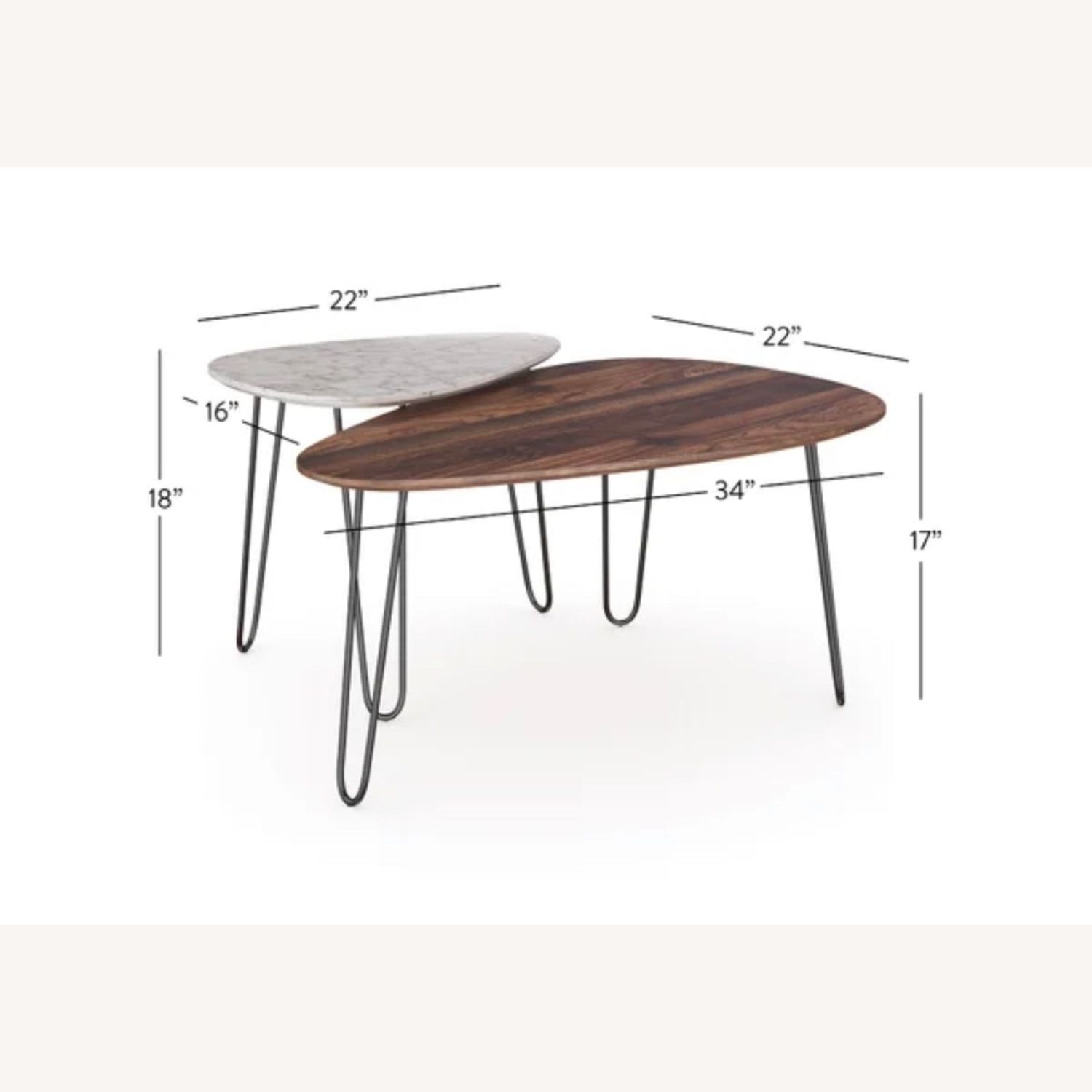 2 Nesting Tables - Aptdeco throughout Styling Your Space with the Andover 2-Piece Nesting Tables