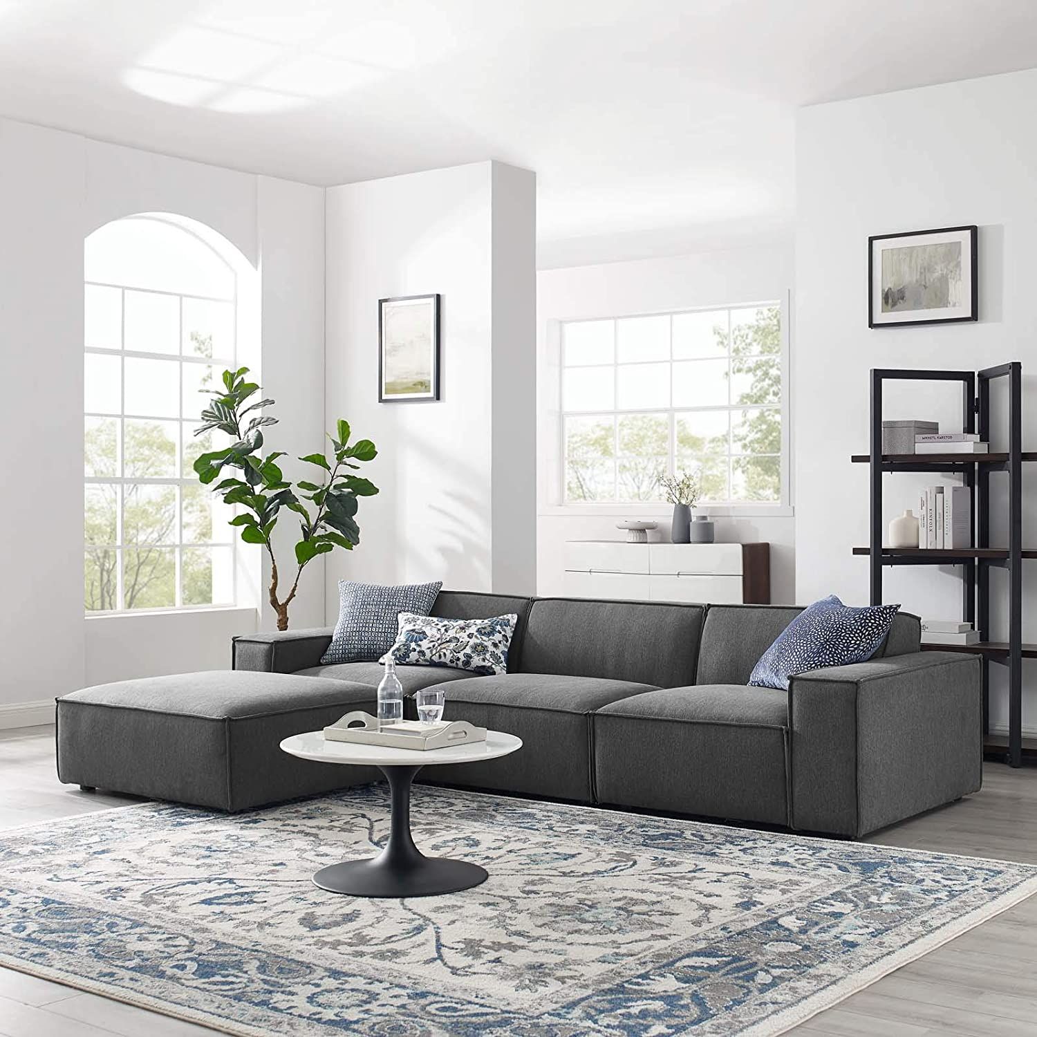 Designing with the Cooper Dark Gray Linen Sectional Sofa A Pro’s Perspective