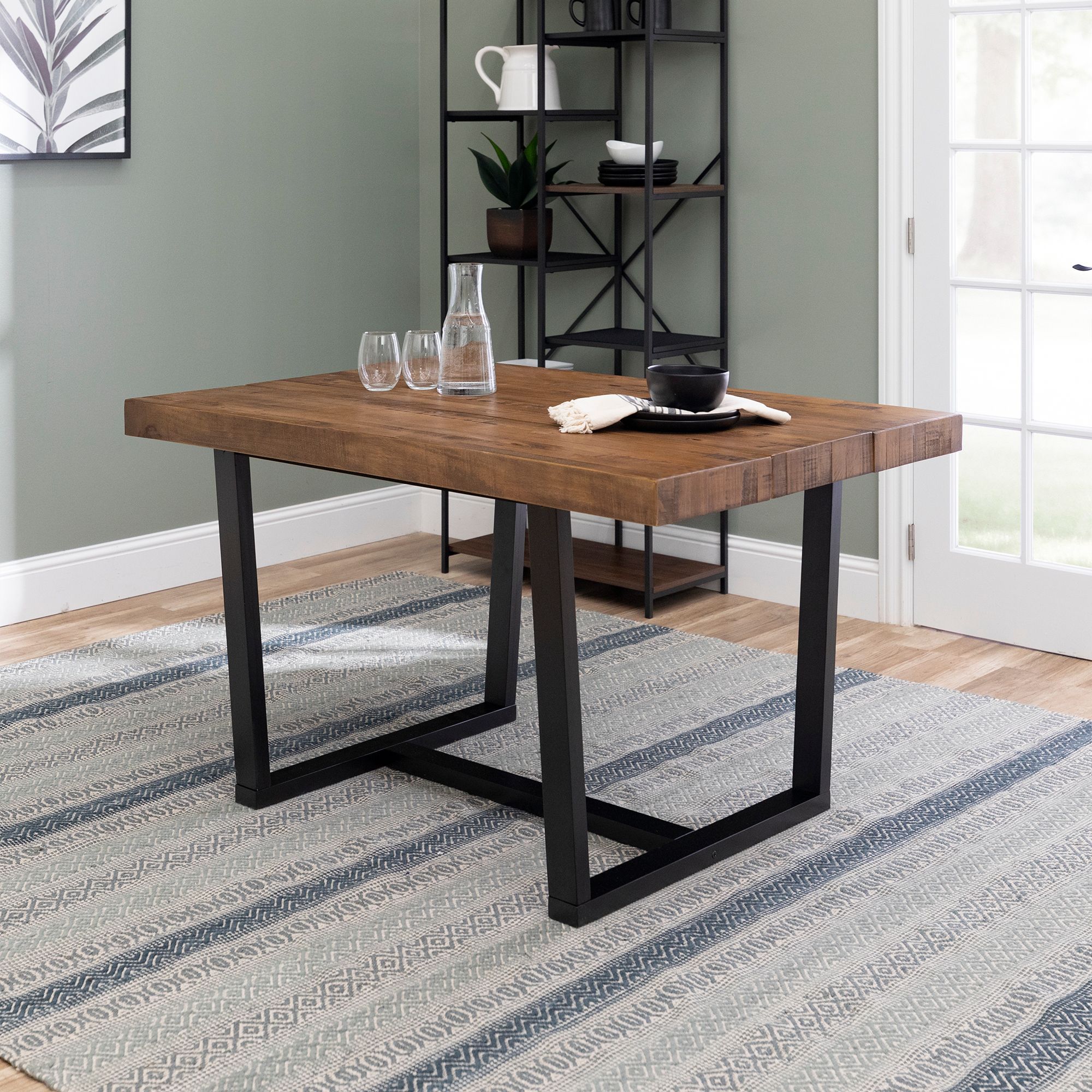 Investing in a 52″ Distressed Solid Wood Table for Timeless Appeal