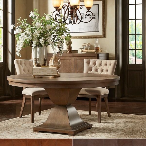 60 Inch Round Wood Dining Room Table At Lola Lambert Blog within