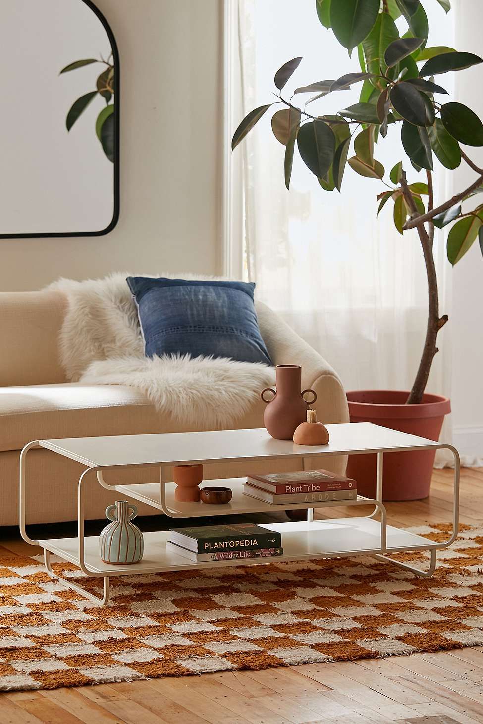 Alana White Coffee Table | Urban Outfitters Uk intended for Discovering the Versatility of the Furniture of America Onnah White Coffee Table Set