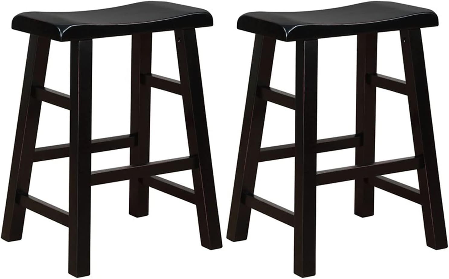 Amazon.com: Carolina Classic Irving 24" Swivel Rush Seat Counter Stool ... intended for
