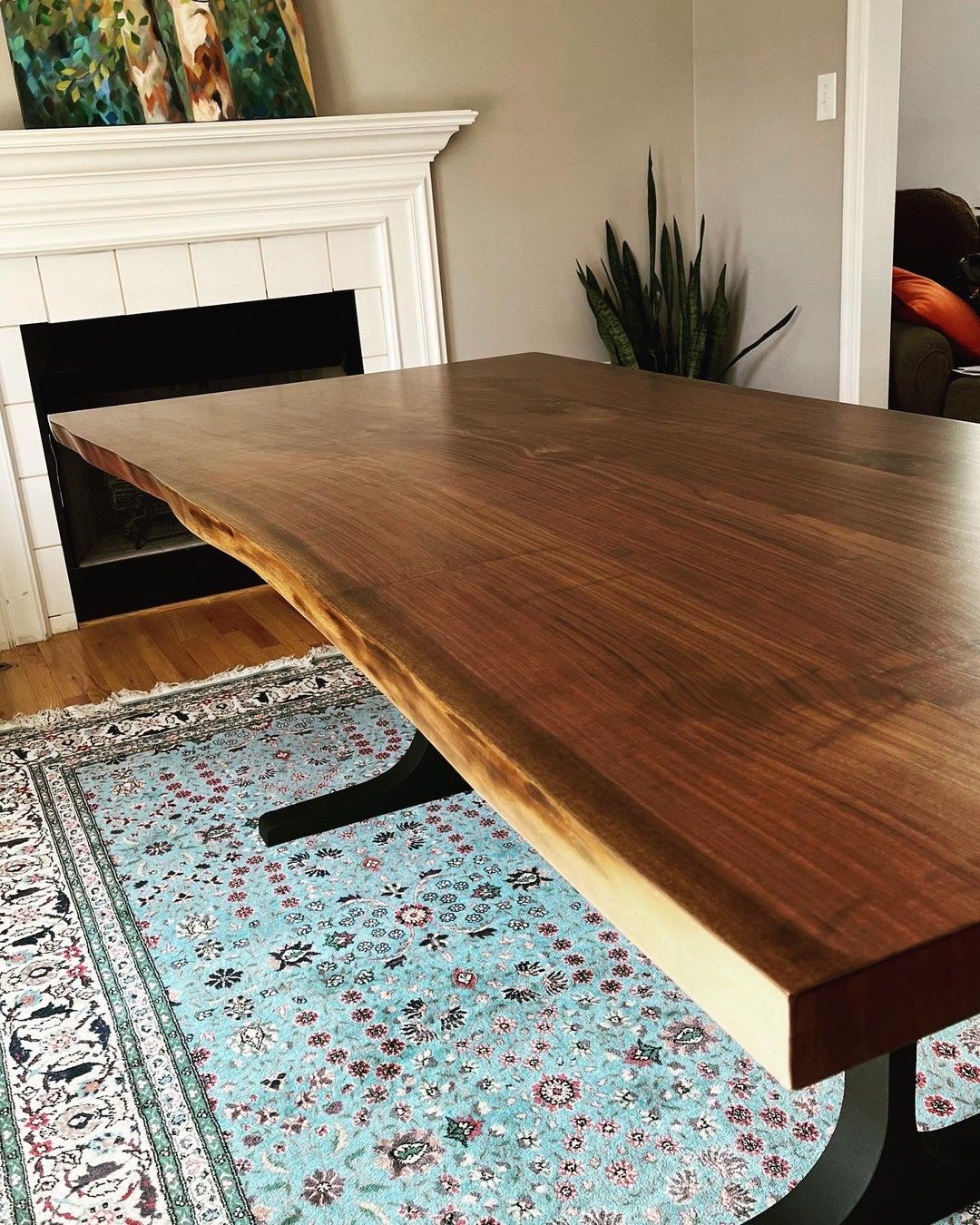 Amish Made Walnut Dining Tables, Custom Made Tables, Thick Tops ... with regard to