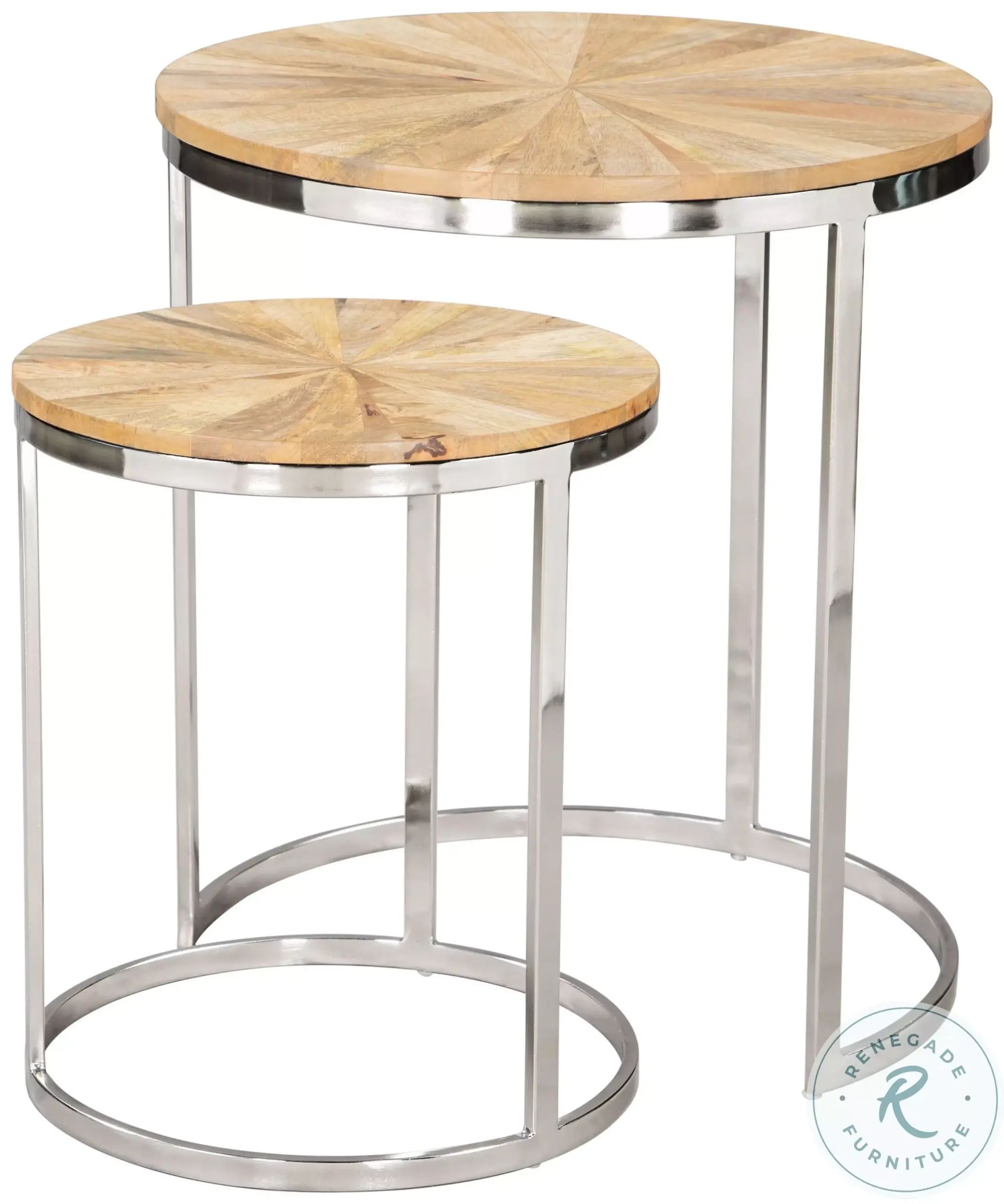 A Closer Look at the Natural Bari Nesting Table Duo