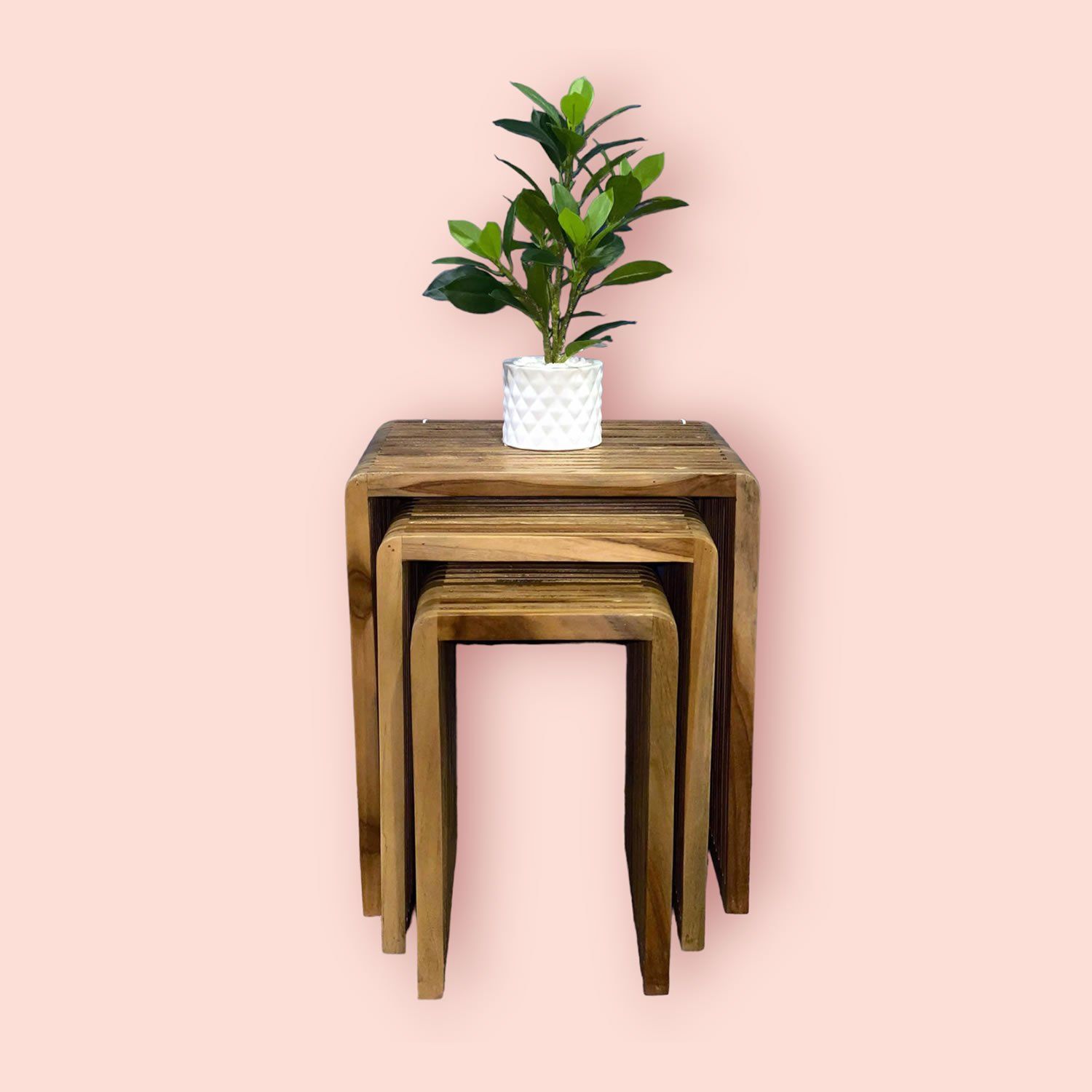 Bari Nest Of Tables - Hanafins Furniture &Amp; Floor Covering, Thurles ... in A Closer Look at the Natural Bari Nesting Table Duo