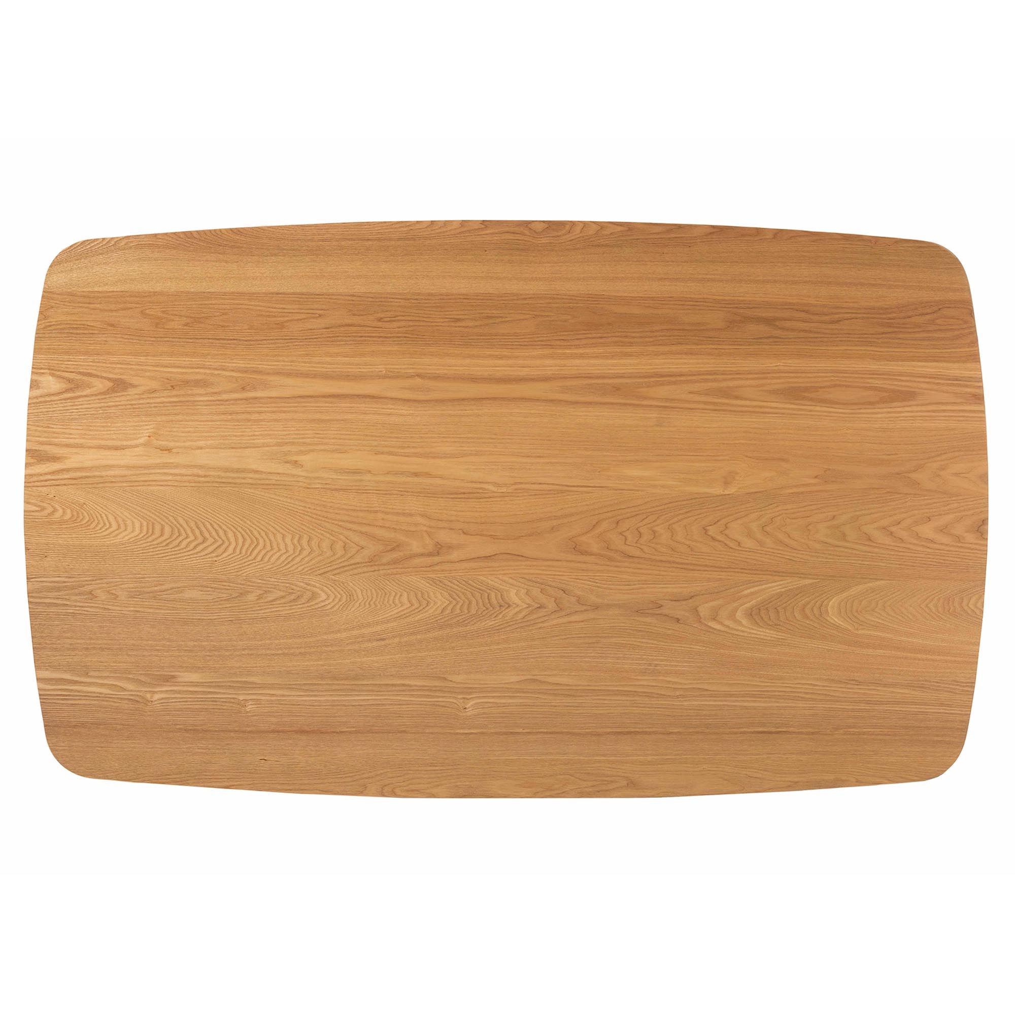 Baxton Studio Flora Mid-Century Modern Natural Oak Finished Wood Dining ... in