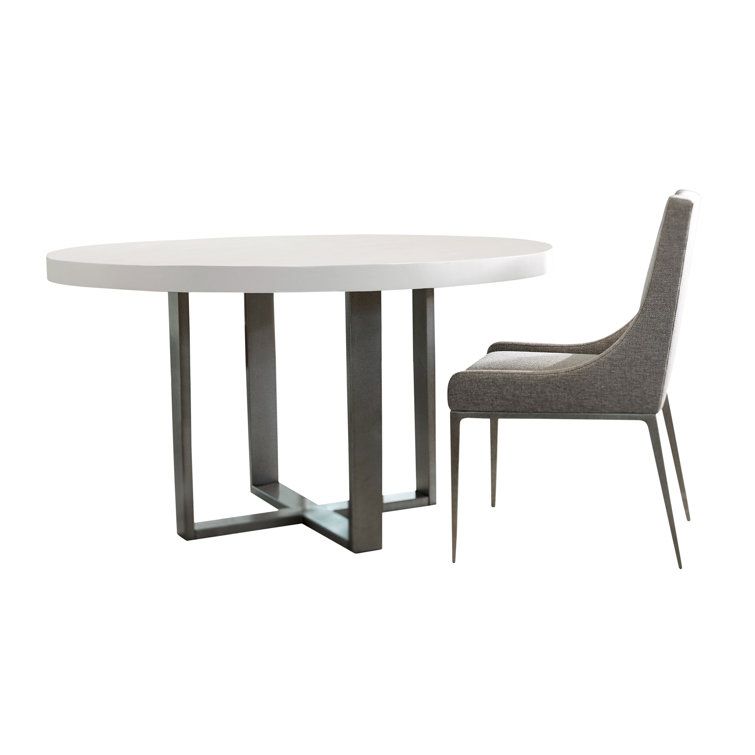 Bernhardt Logan Square Dining Set | Perigold pertaining to Exploring the Design Philosophy Behind the Bernhardt Loft Merrion Round Dining Table