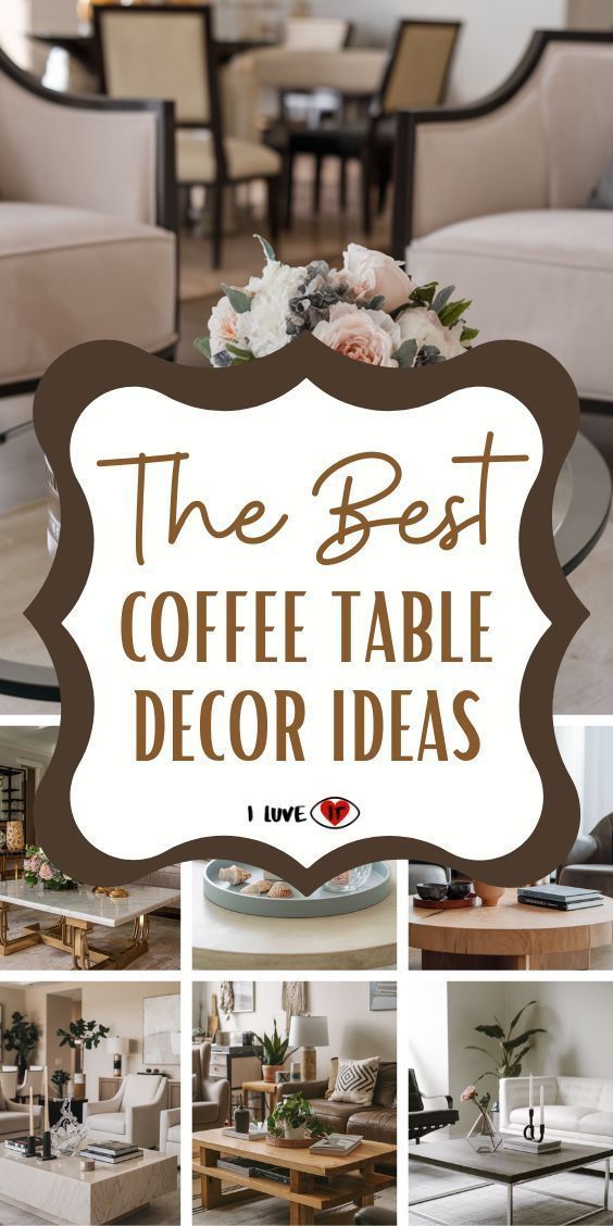 Best 13 10 Stunning Coffee Table Decor Ideas To Elevate Your Living ... with Elevate Your Living Room with a Chic 19" Round Nested Table Ensemble