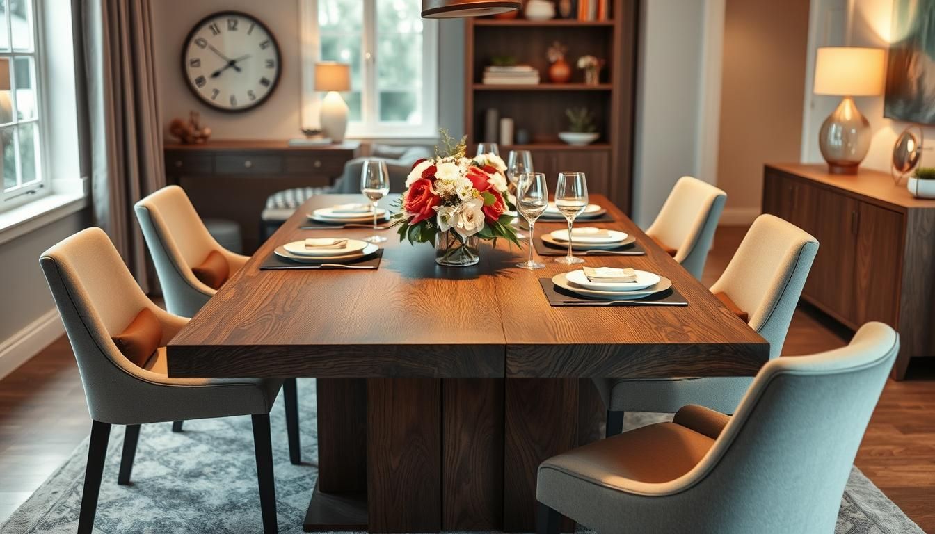 Black Oak Dining Table: 8 Popular Styles You’ll Love intended for Styling Your Home Around the Sophisticated Chelsea Black Oak Dining Table