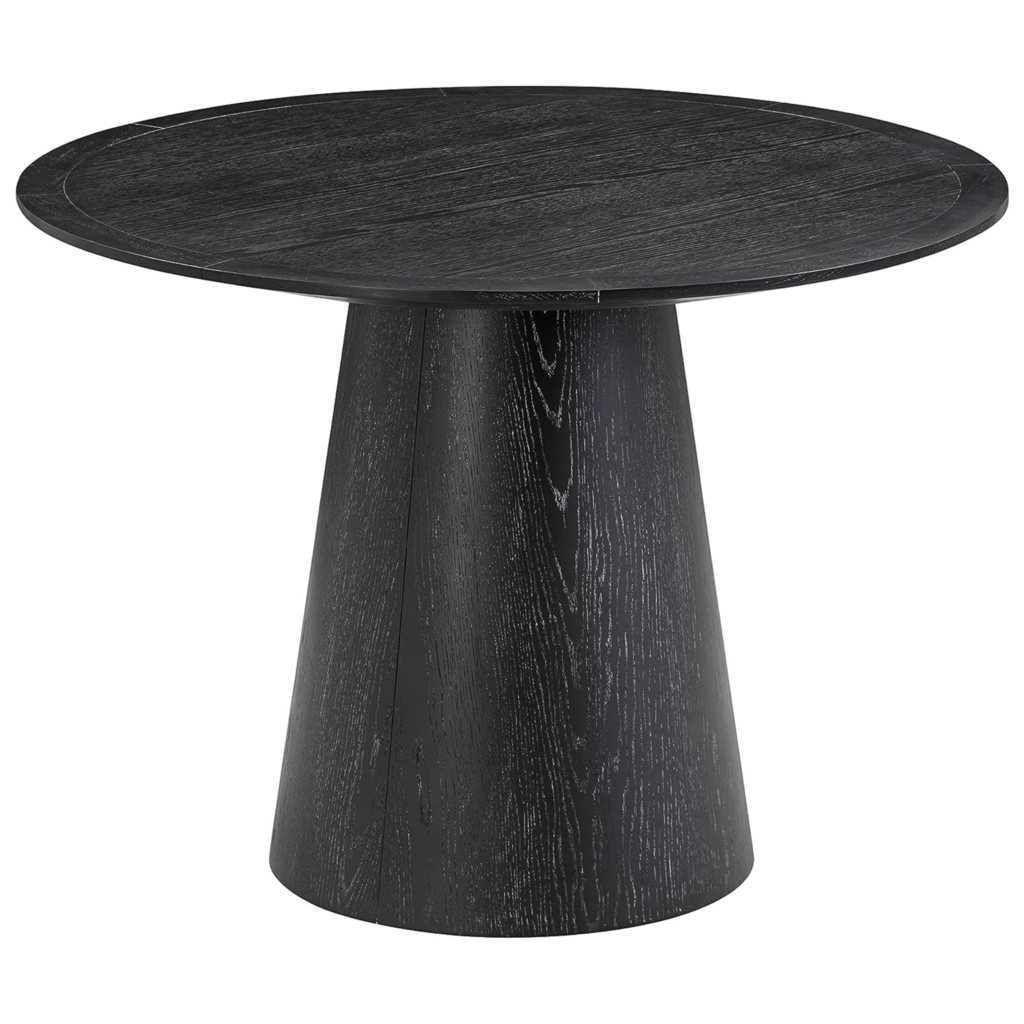 Black Oak Dining Table - Bloom And Babe with