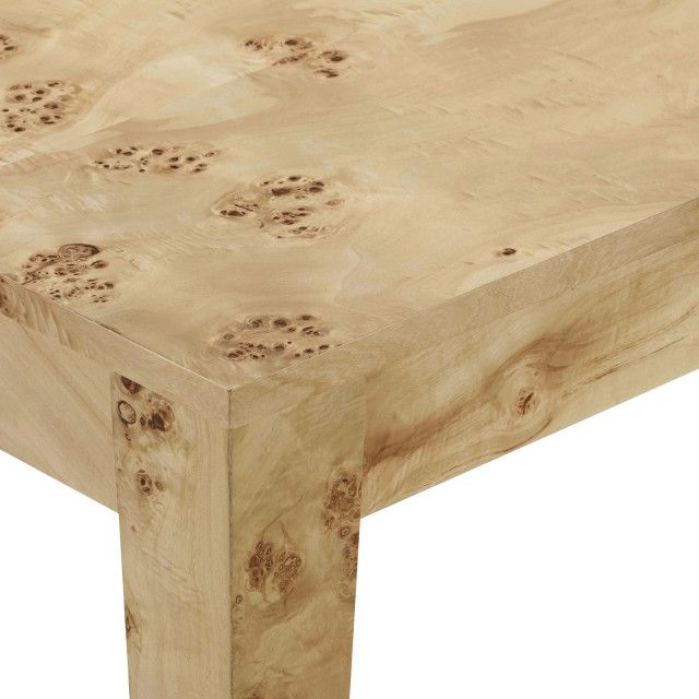 Brandyss Natural Burl Rectangular Dining Table - Rustic - Dining Tables ... with Elevate Your Dining Experience with a Brandyss Burl Table
