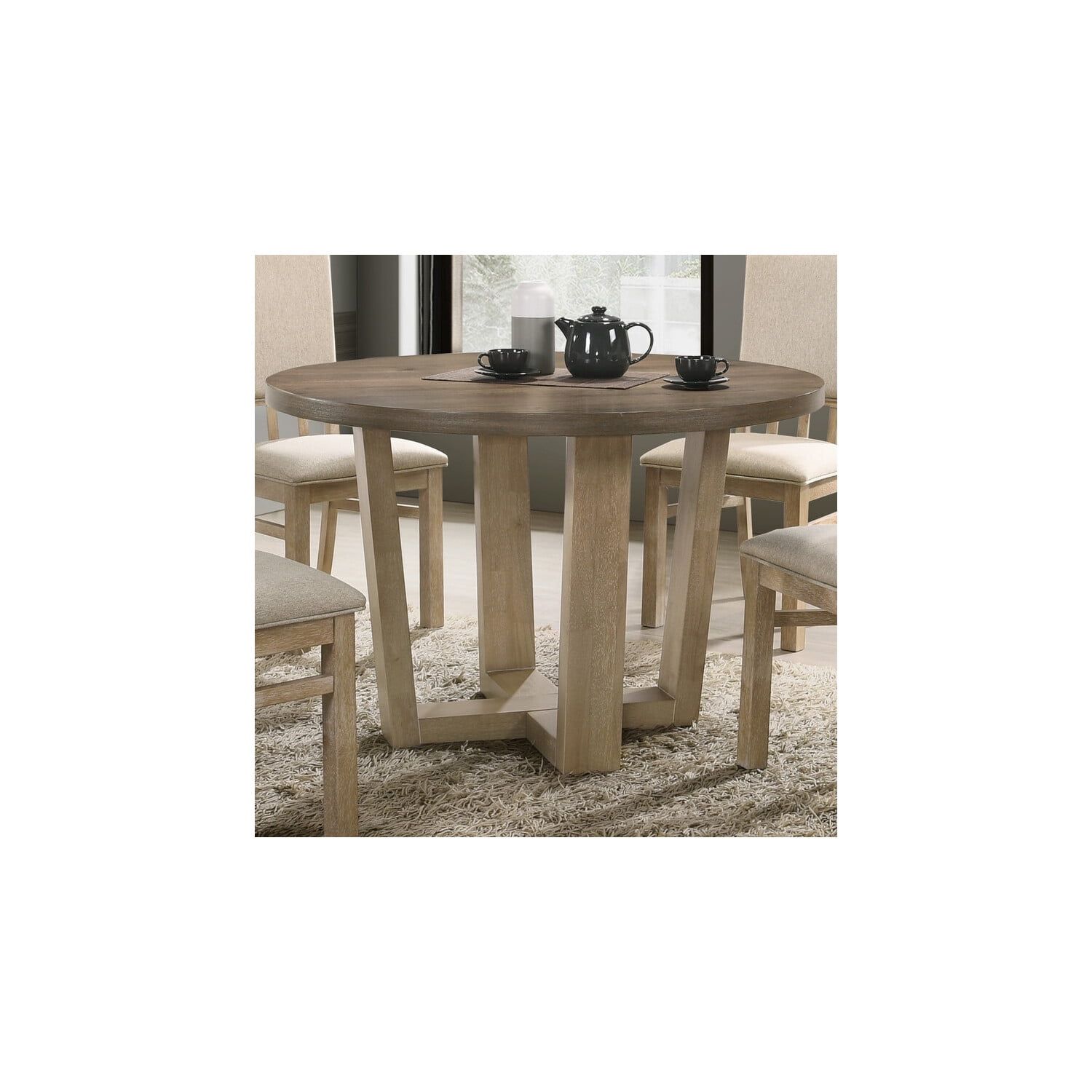 Achieve a Warm and Inviting Atmosphere with the Brutus Walnut Dining Table