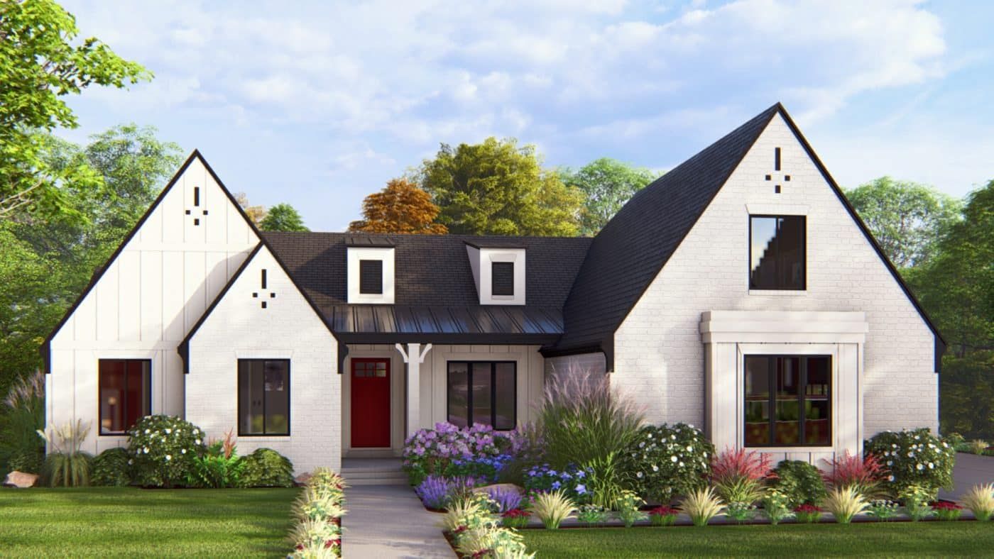 Cannon Beach - Modern Farmhouse Rambler House Plan with regard to From Farmhouse to Modern How the Cannon Valley Trestle Fits Any Style