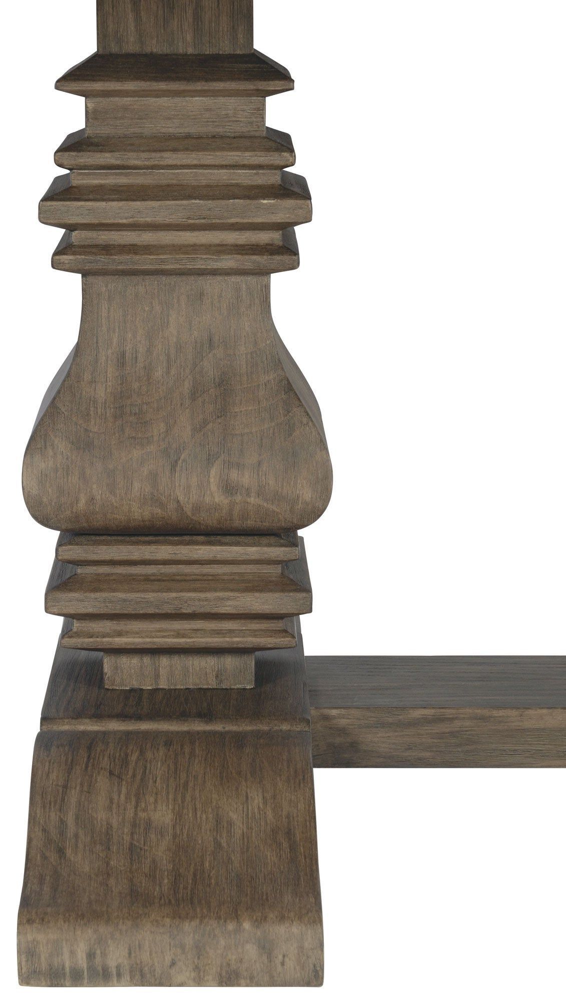 Canyon Ridge Dining Table In 2022 | Dining Table, Wire Brushes, Trestles throughout How Pine Veneer Enhances the Look of Pedestal Tables