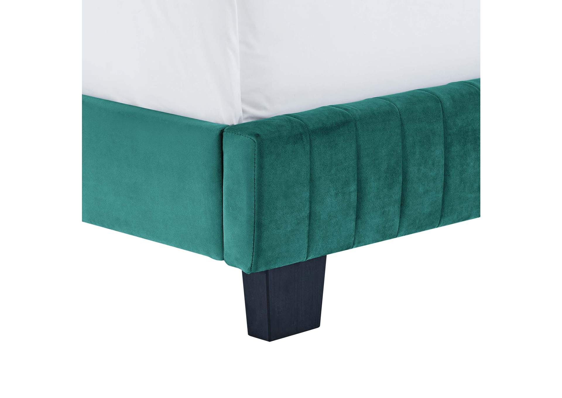 Celine Channel Tufted Performance Velvet Queen Bed regarding Unpacking the Celine Channel Tufted Velvet Queen Platform Bed A Deep Dive