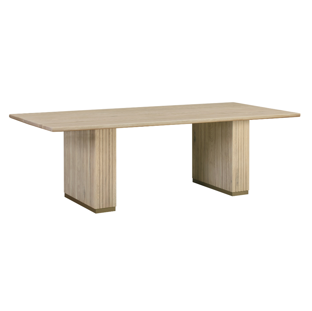 Chelsea Ash Wood Dining Table - Tov Furniture Round Oak Dining Table ... with