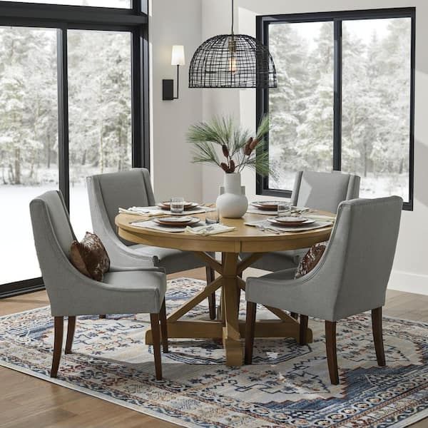 Circular Dining Room pertaining to Exploring the Design Philosophy Behind the Bernhardt Loft Merrion Round Dining Table