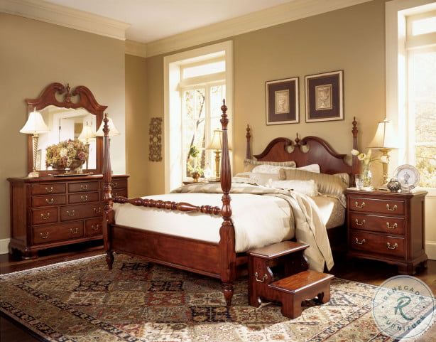 Classic Bedroom Furniture Sets inside Understanding the Enduring Appeal of Cherry Wood Furniture The Garner Set