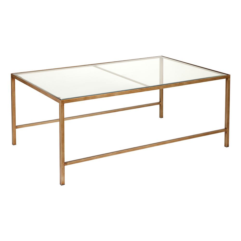 Cocktail Glass Nesting Coffee Table - Antique Gold | The Interior Designer for