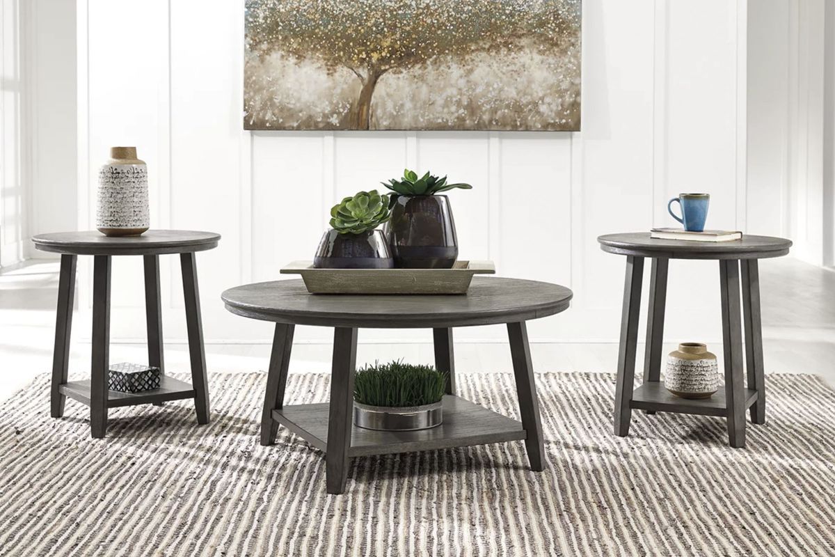 Contemporary 3-Piece Occasional Table Set At Gardner White inside The Paisley 3-Piece Occasional Table Set Elevating Your Home's Aesthetic