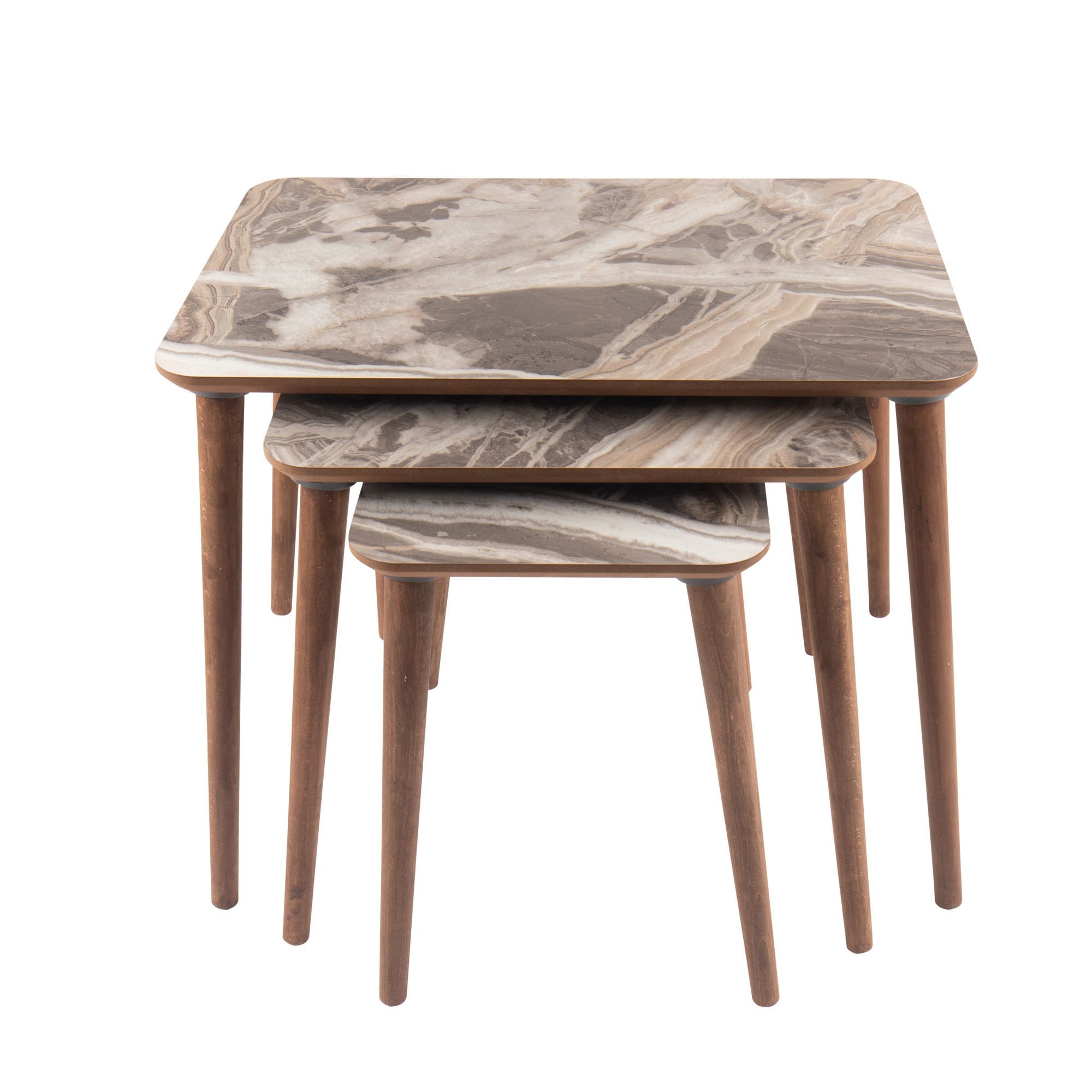 Context Modern Living Room Bedroom Office Nesting Table Set Of 3 ... pertaining to Unveiling the Practical Charm of Nesting Tables in Your Bedroom