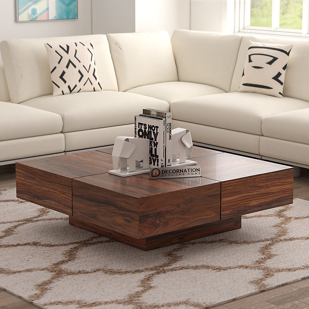 Coventry Square Wooden Coffee Table - Brown - Decornation for Beyond the Surface How a Tobacco Brown Coffee Table Enhances Room Functionality