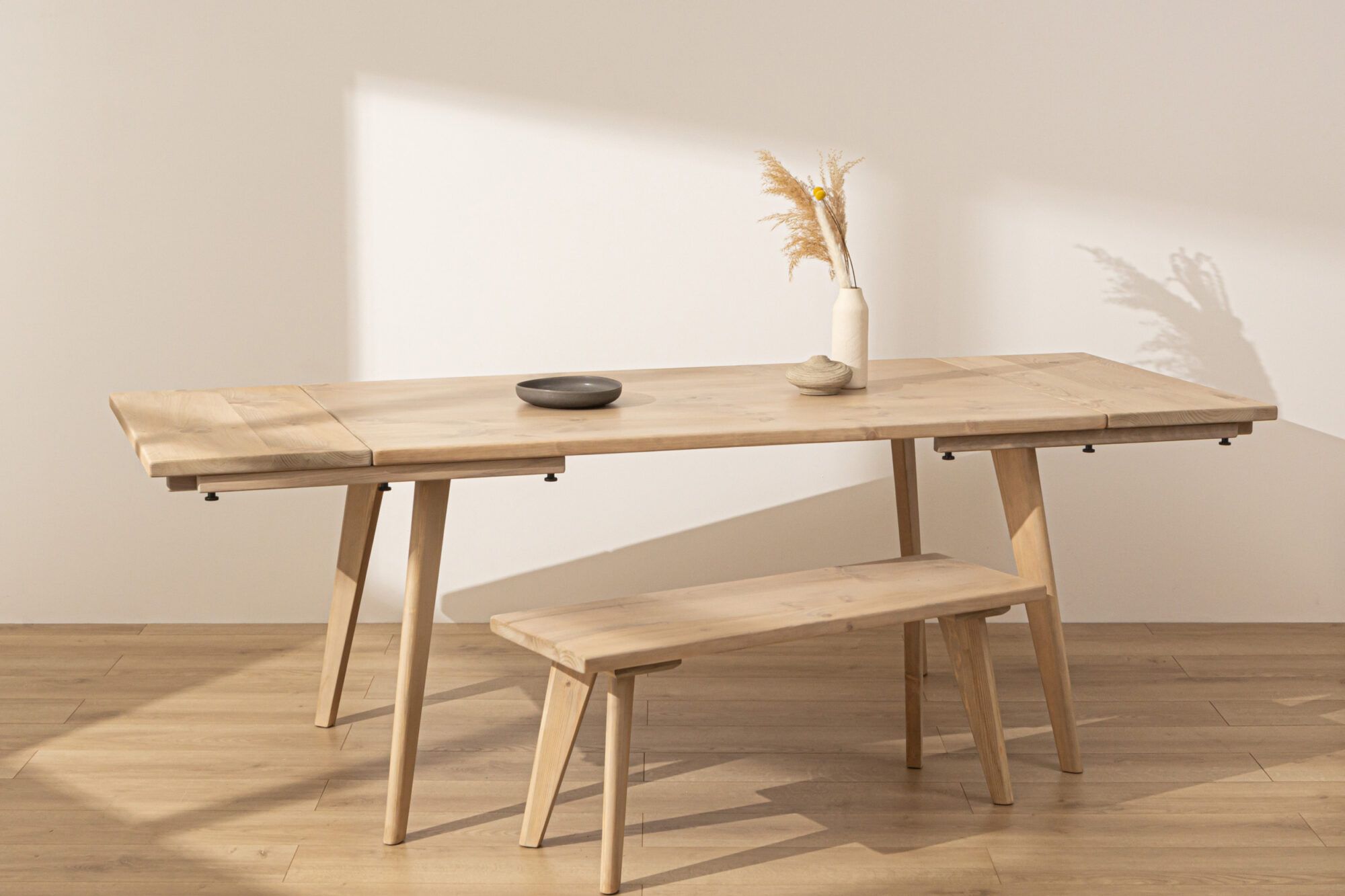 Custom Extendable Light Scandinavian Tables - Use Our Online Table ... with regard to Beyond the Tabletop Expert Insights on the LINOSA Extendable Dining Table Cappucino