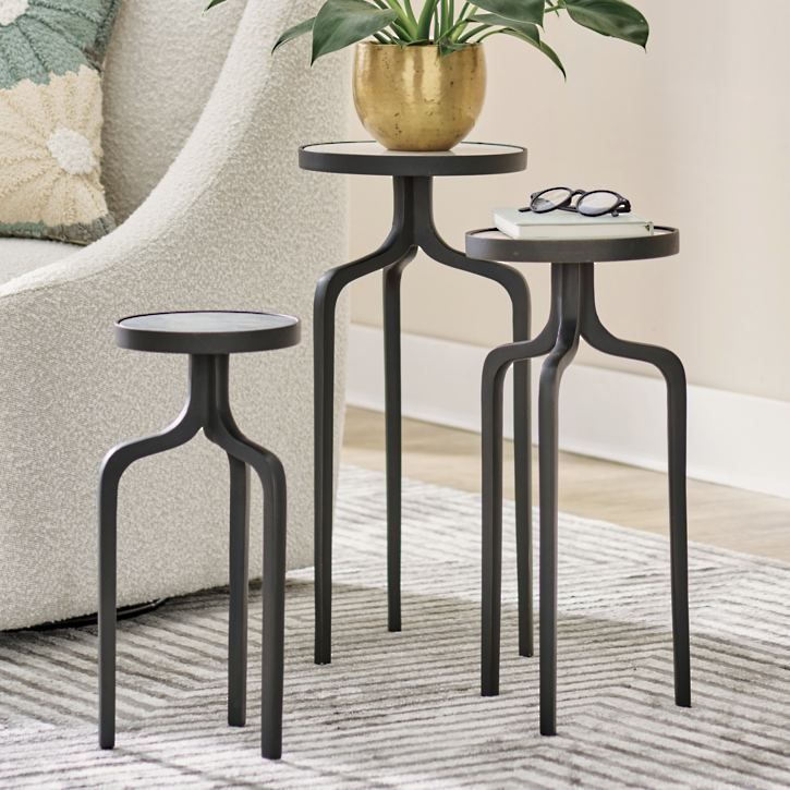 Delia Nesting Side Tables, Set Of 3 | Grandin Road within