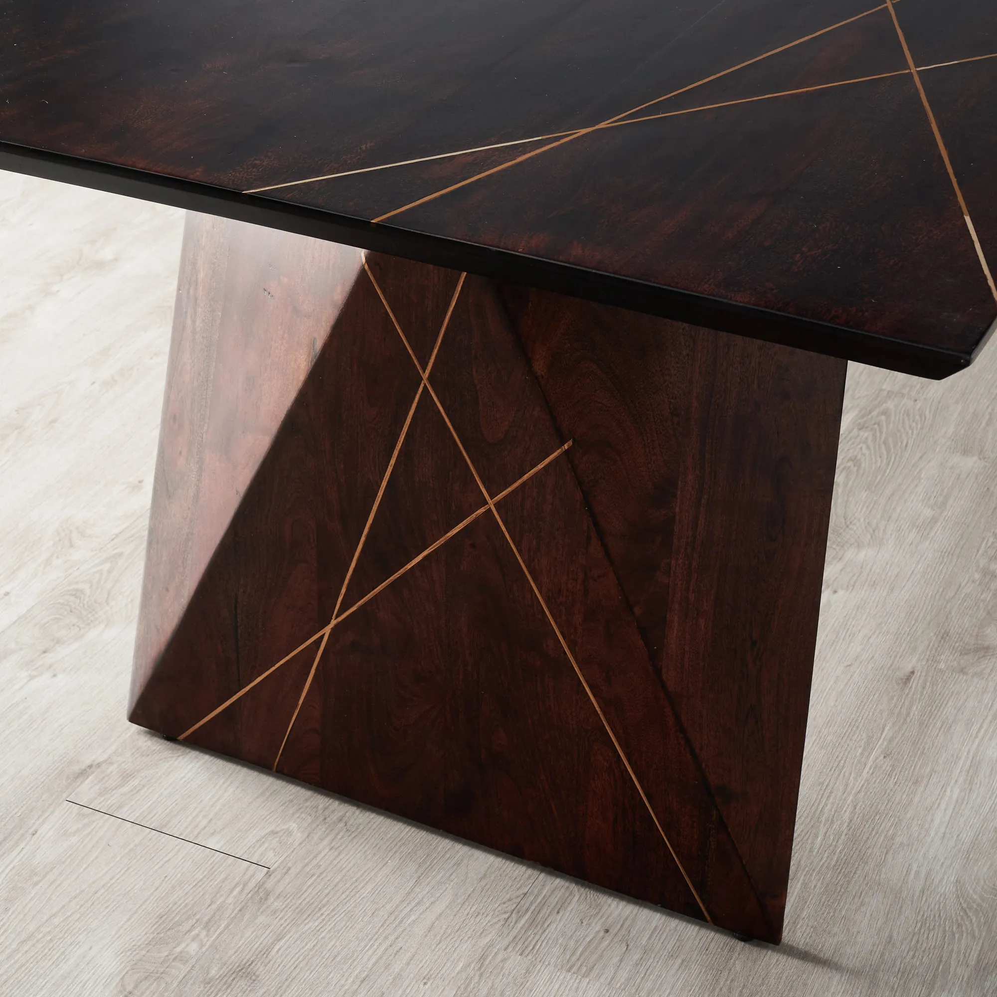 Dimitri Dark Brown Wooden Dining Table regarding Understanding the Benefits of an 18-Inch Leaf on a Brown Wooden Dining Table