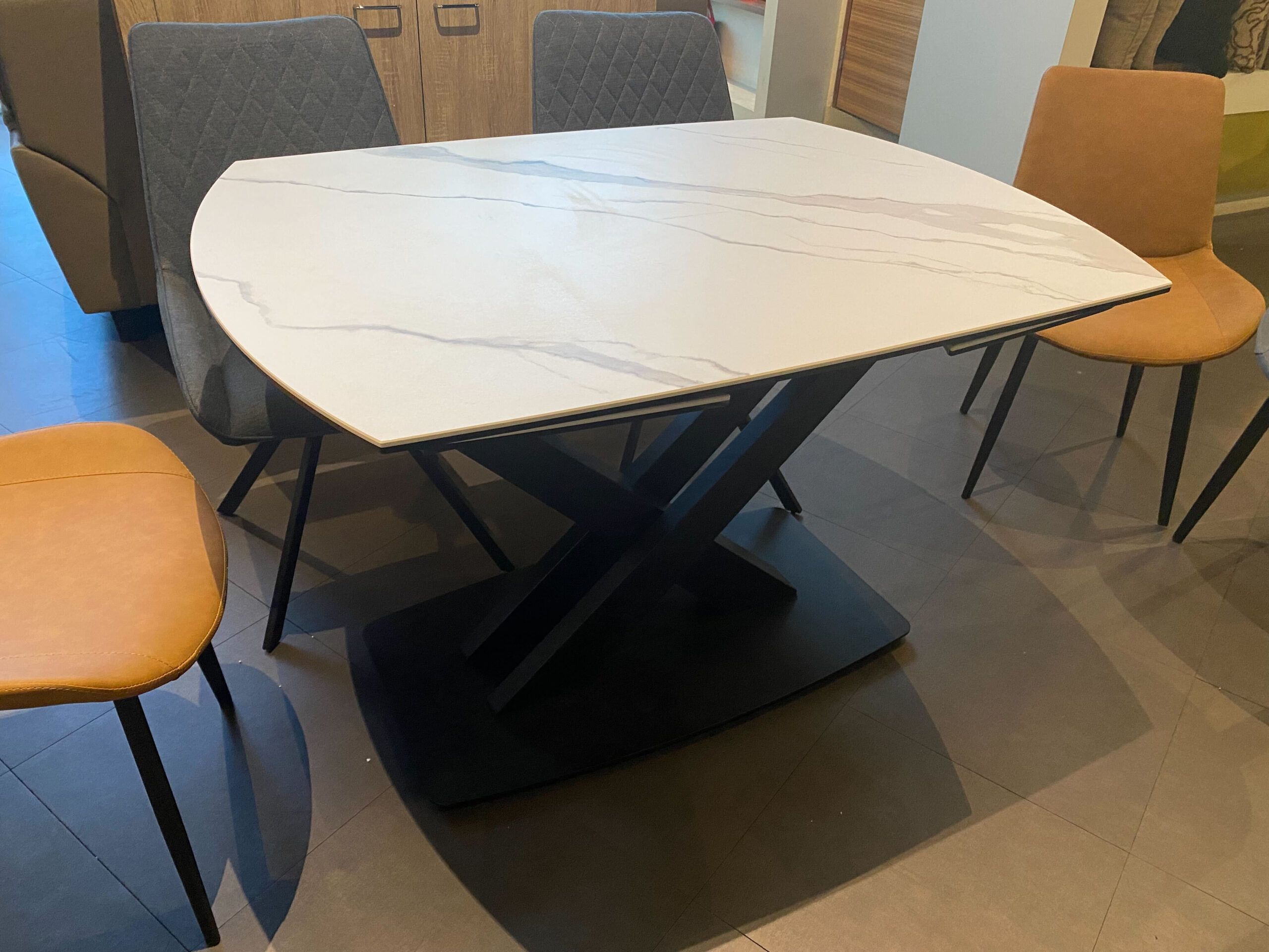 Dining Table Extendable Ceramic At Robert Lindsay Blog intended for