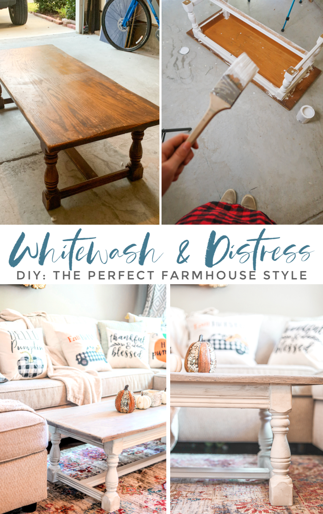 Distressed Wood Table Diy pertaining to