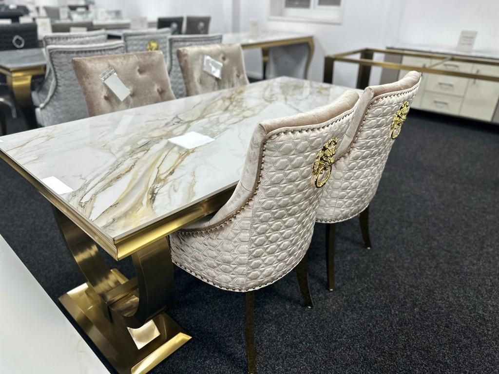 Elevate Your Dining Experience: Explore Exquisite Dining Table Sets ... for Elevate Your Dining Experience with a Brandyss Burl Table