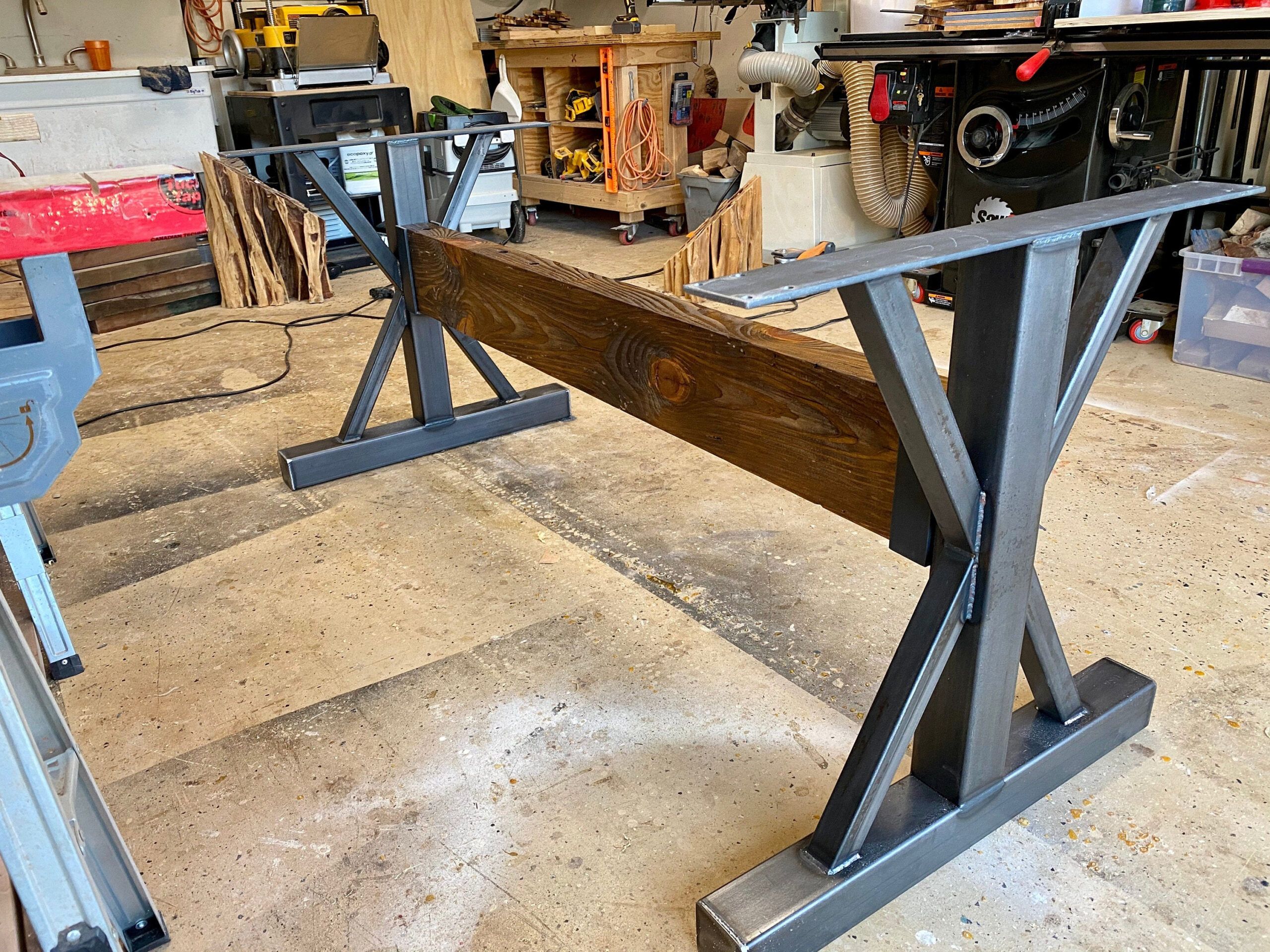 Farmhouse Metal Table Base pertaining to Exploring the Unique Appeal of Metal-Base Carbon Fiber Tables