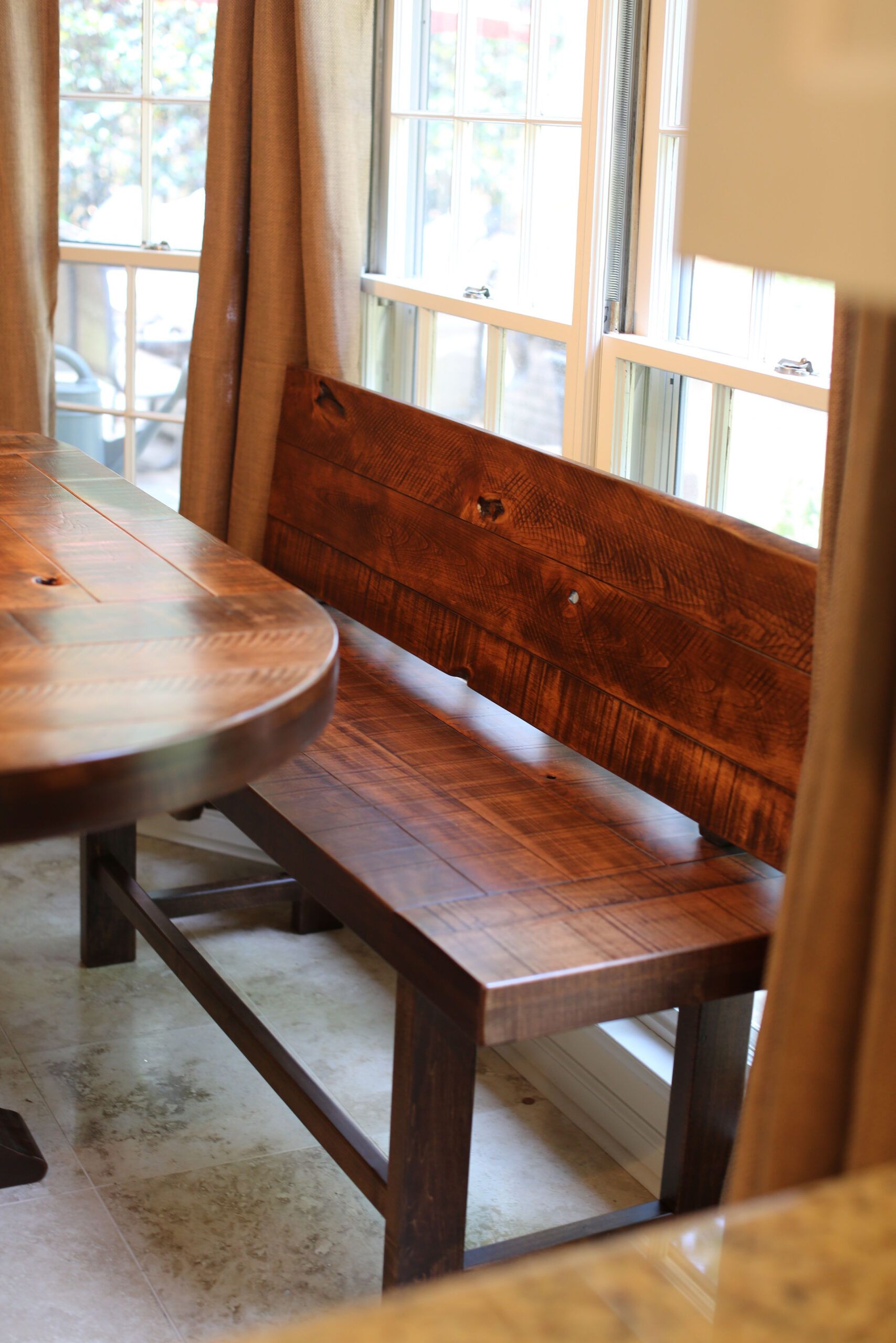 Farmhouse Table Bench Plans with