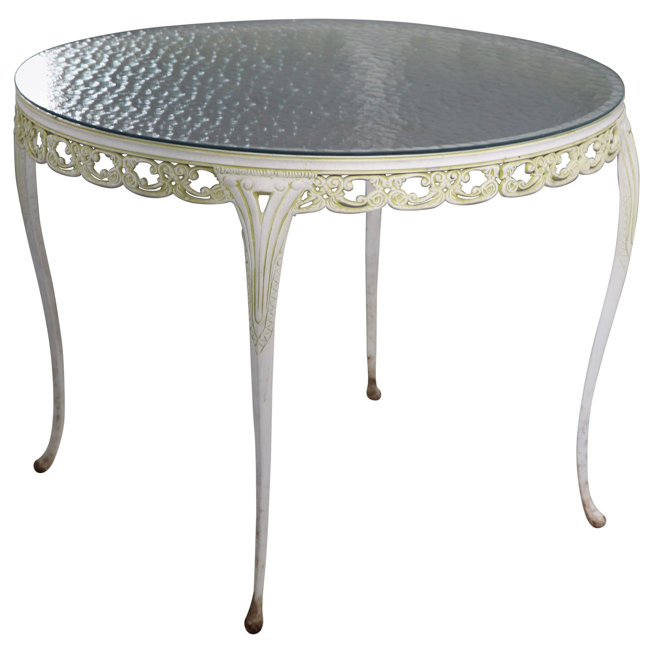 French Oval Metal Base Dining Table At 1Stdibs | French Wrought Iron ... for Exploring the Unique Appeal of Metal-Base Carbon Fiber Tables