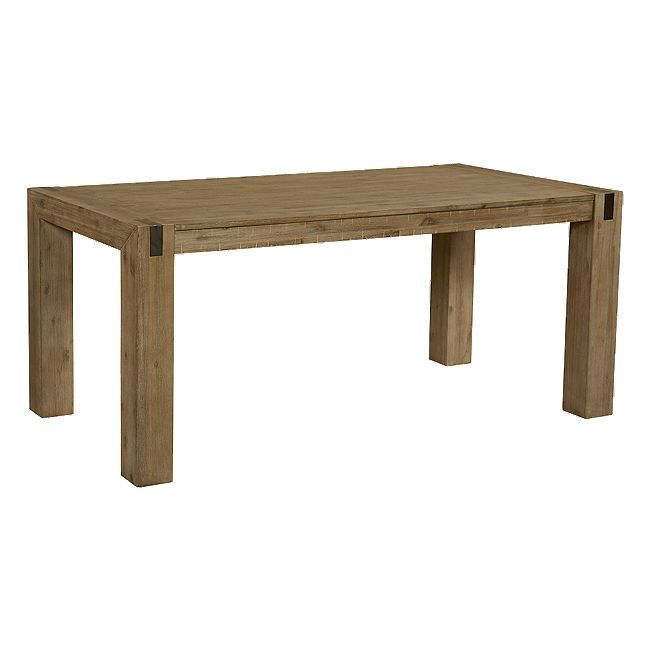 Havertys Sherman Dining Table | Driftwood Brown | Large Dining Room ... with regard to