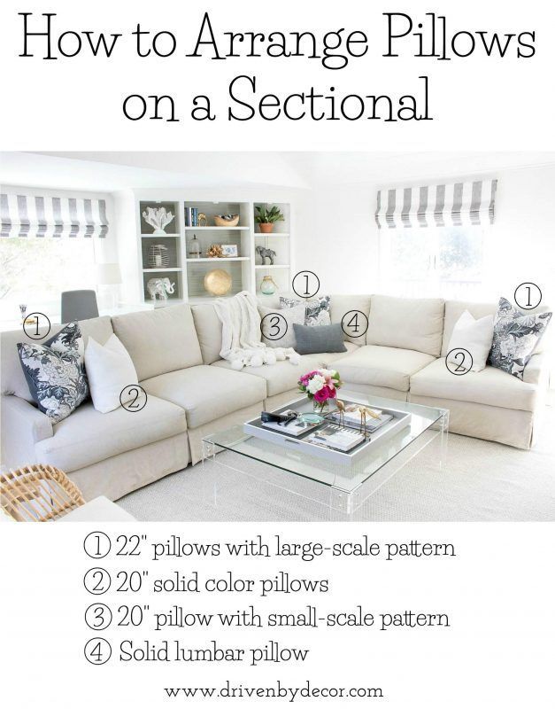 How To Decorate A Sectional With Pillows - Leadersrooms pertaining to Expert Tips for Styling and Arranging Your Chaise Sectional