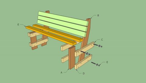 A Practical Guide to Building a 4-Foot Gold Outdoor Bench