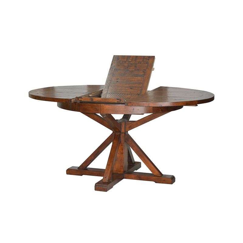 Irish Coast Round Extension Dining Table - The Home Workshop intended for Crafting Memories Around Your Light Brown Irish Coast Extension Dining Table