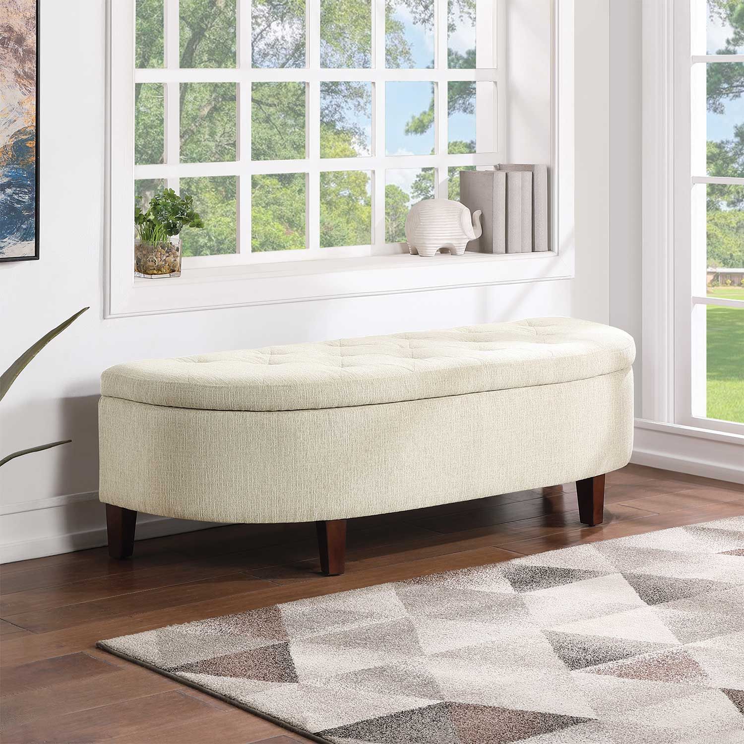 Jaycee Linen Storage Bench | Jye60-By6 | Osp - Office Star Products ... for Transform Your Entryway with the Versatile Gewnee Linen Storage Bench