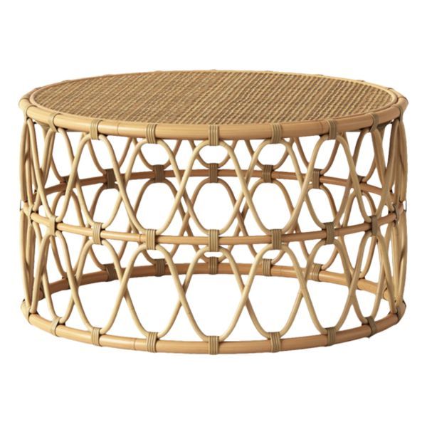 Joaquin | Rattan Coffee Table, Side Table, Round Coffee Table throughout The Aesthetic Appeal of the Furniture of America Joaquin Coffee Table Set