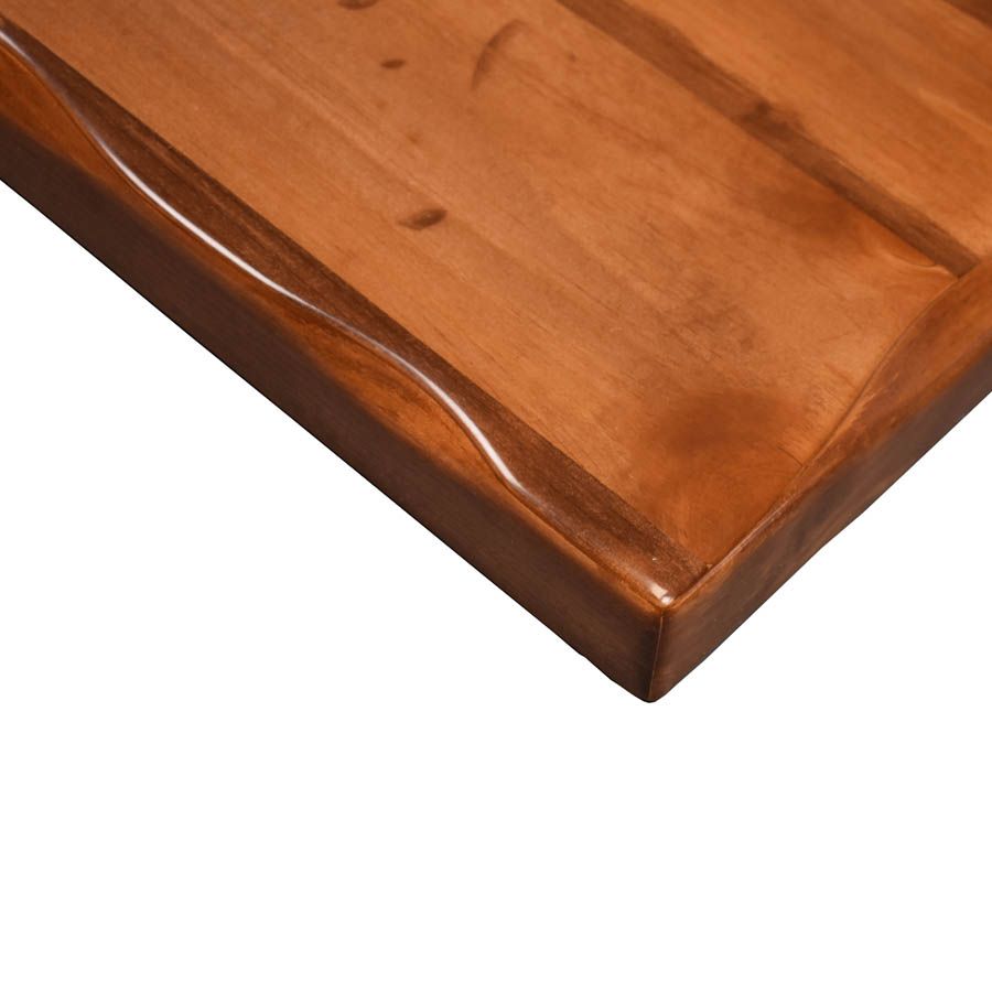 Knotty Pine Veneer Overlay With Distressing And Pine Live Edge And ... throughout How Pine Veneer Enhances the Look of Pedestal Tables