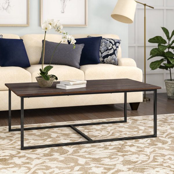 Laurel Foundry Modern Farmhouse Kersh Arcadia Acacia Wood Coffee Table ... with regard to