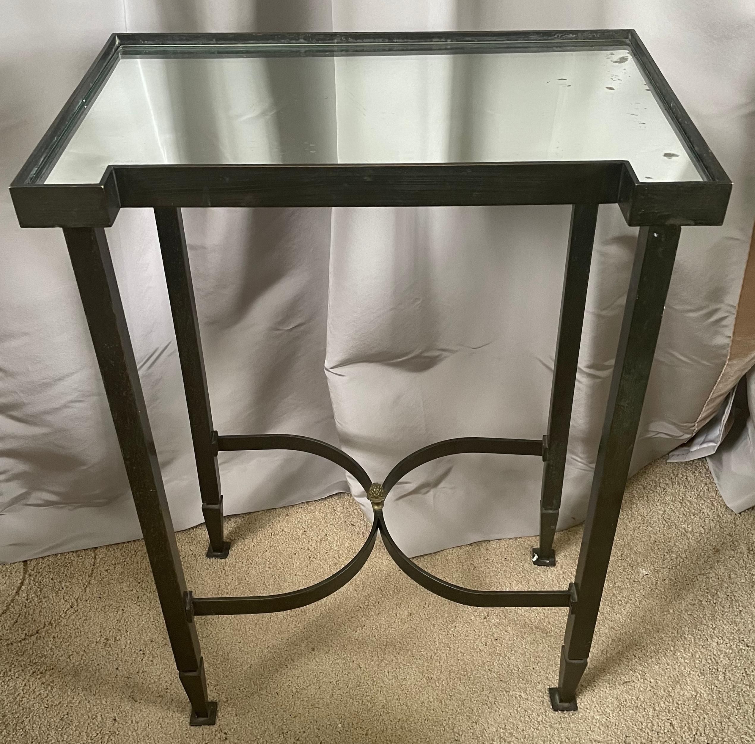 Louis Xvi Bronze Mirror Topped Side Table For Sale At 1Stdibs for