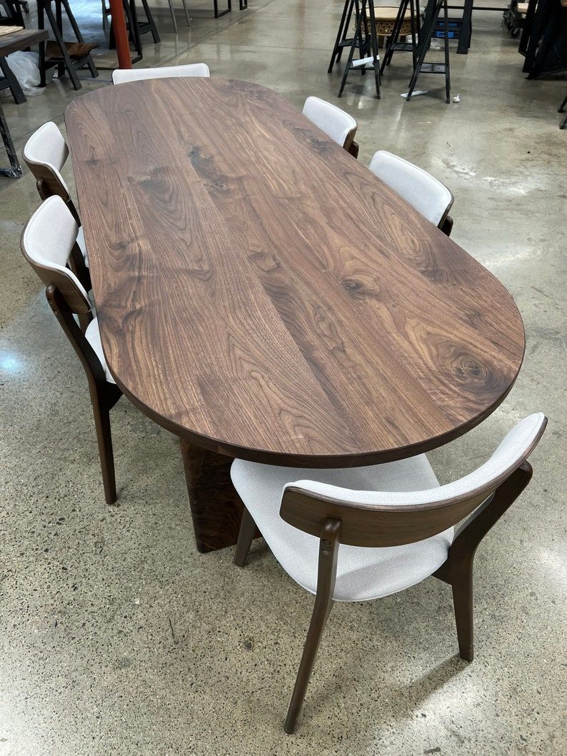 Luna Solid Walnut Dining Table Etsy – Artofit with Understanding the Beauty and Durability of Walnut Dining Tables