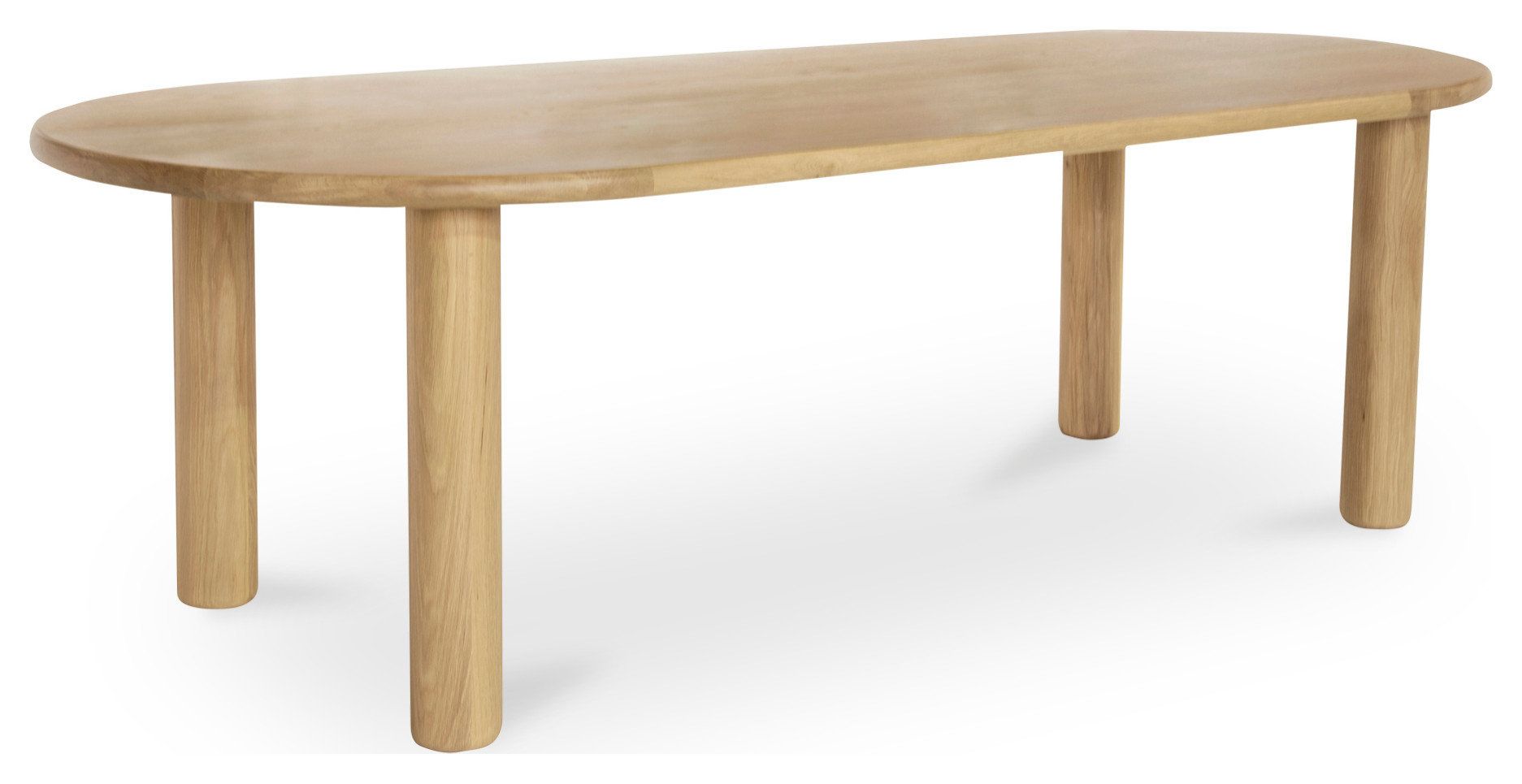 Milo Dining Table Large - Transitional - Dining Tables - By Moe's Home ... within