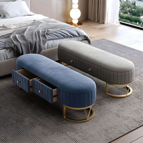 How an Oval Cushioned Bench Can Elevate Your Entryway or Living Area