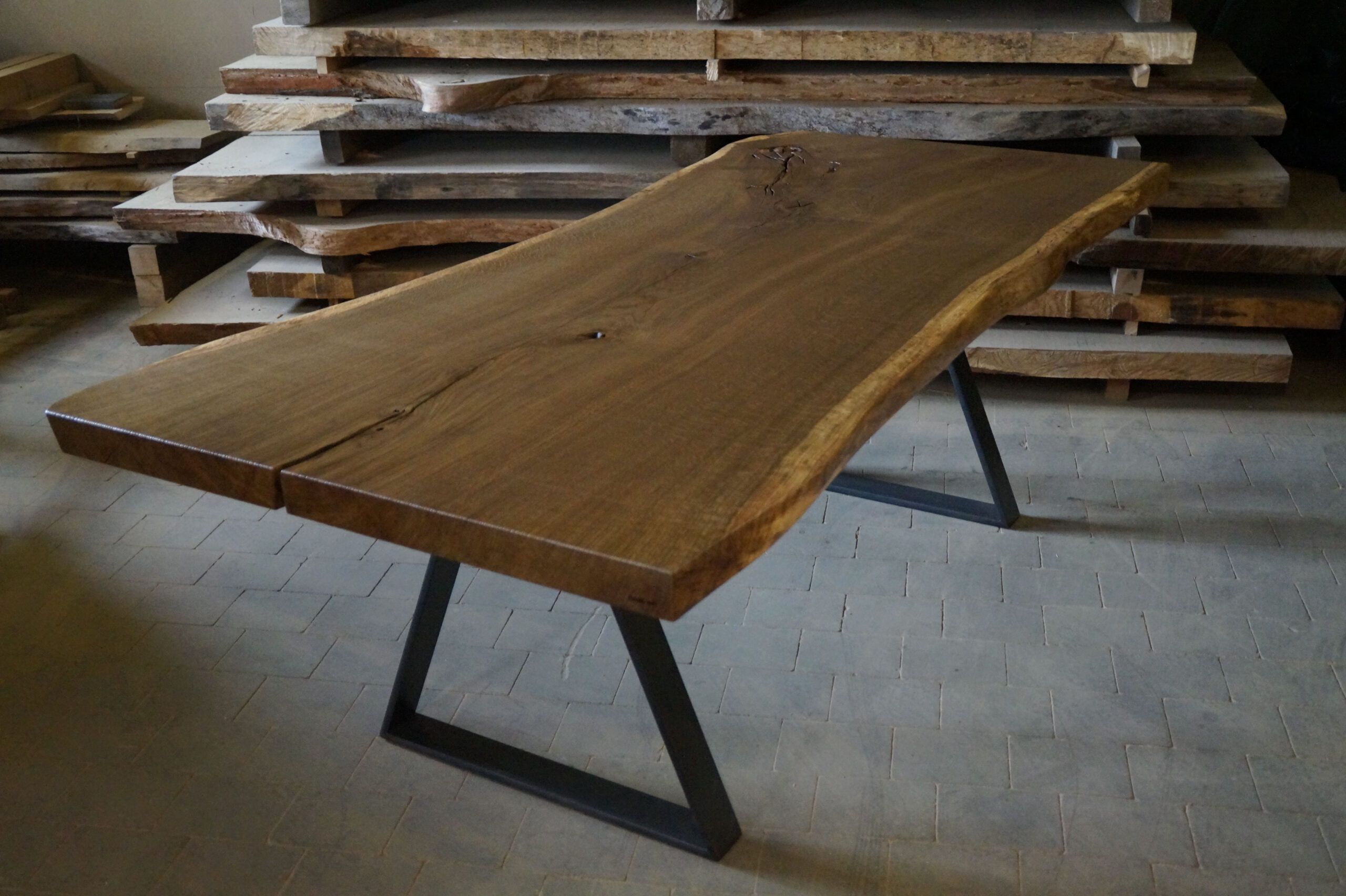 Modern Solid Walnut Dining Table Kitchen Table Solid Wood Etsy – Artofit regarding How to Style and Care for Your Meriden Solid Walnut Table
