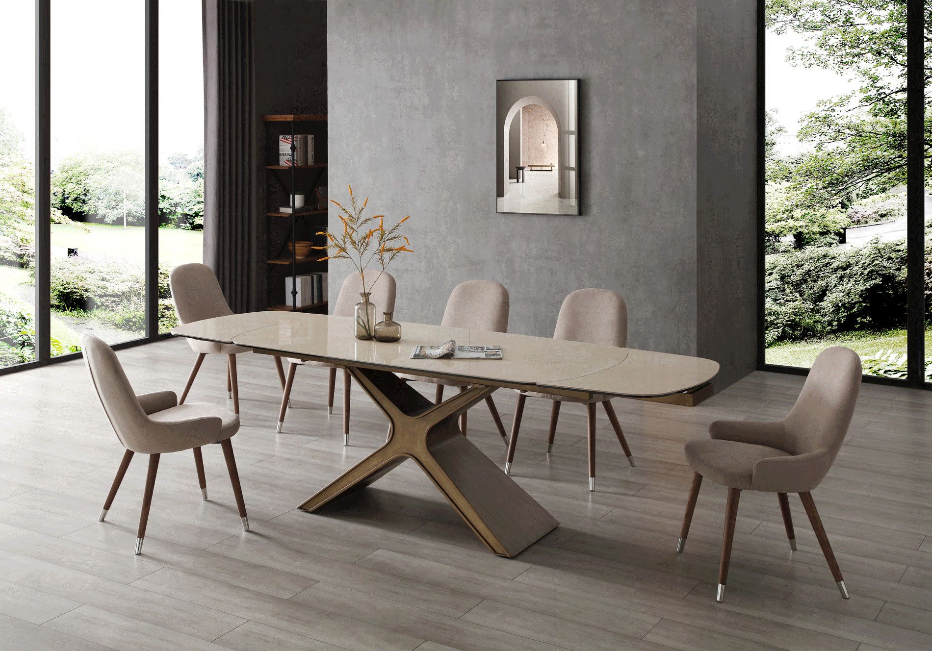 Modern Style Dining Room with regard to