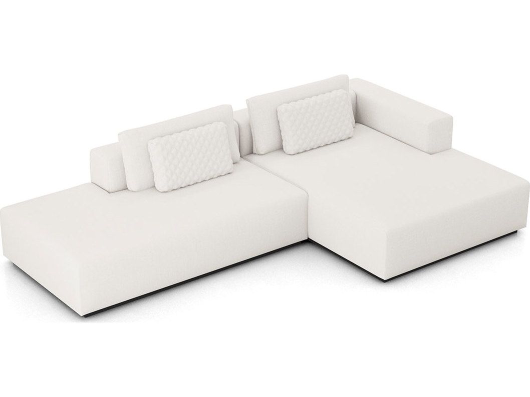 Modloft Spruce Chalk Two-Piece Right Facing Sectional Sofa ... for